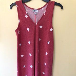 Liberty Park Women's Red Stars Dress  Size M